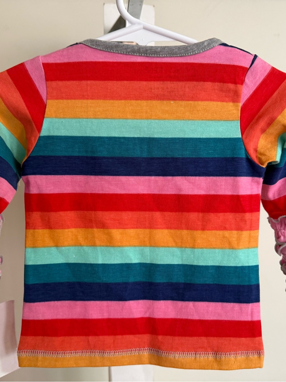 NWT Ann Loren Rainbow Striped Shirt - Picture 4 of 7